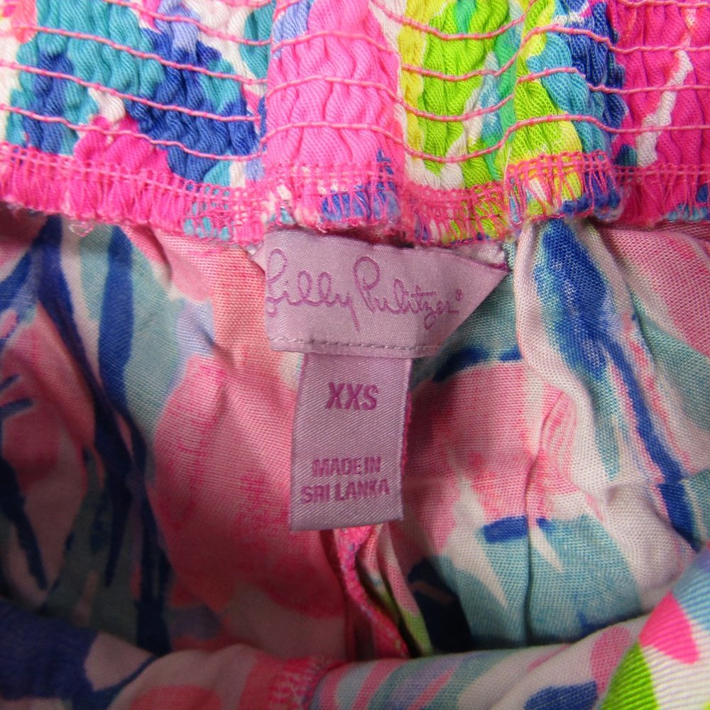 Lilly Pulitzer New Womens XXS Pink Blue Shorts - Picture 2 of 4